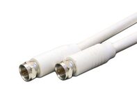 Picture of RG59 Coaxial Patch Cable - 100 FT, F Type, White