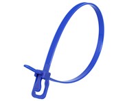 Picture of RETYZ EveryTie 10 Inch Blue Releasable Tie - 100 Pack